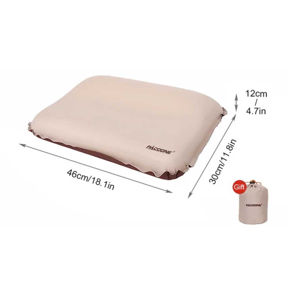 Camping Inflador Portátil y Almohada Inflable - Pack