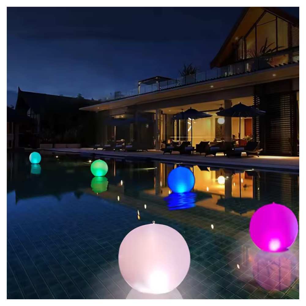 Pelota Flotante Luces LED