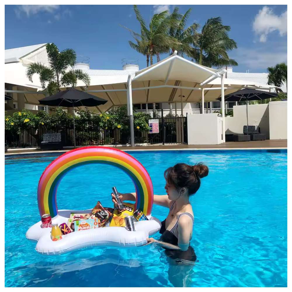 Flotador Porta Bebidas para Piscina