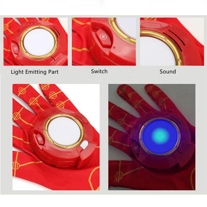 Guante Iron Man con Luz y Sonido