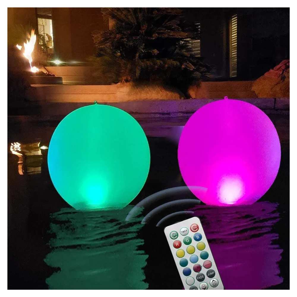 Pelota Flotante Luces LED