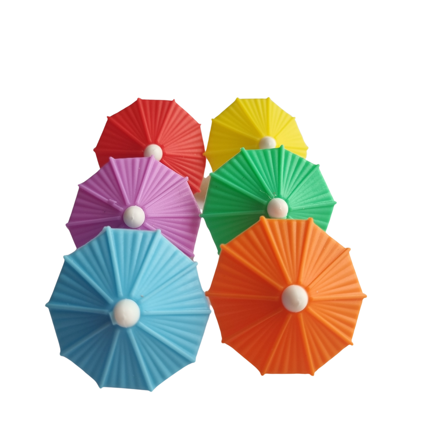 Accesorios para Copas y Vasos - Sombrillas Pack x 6