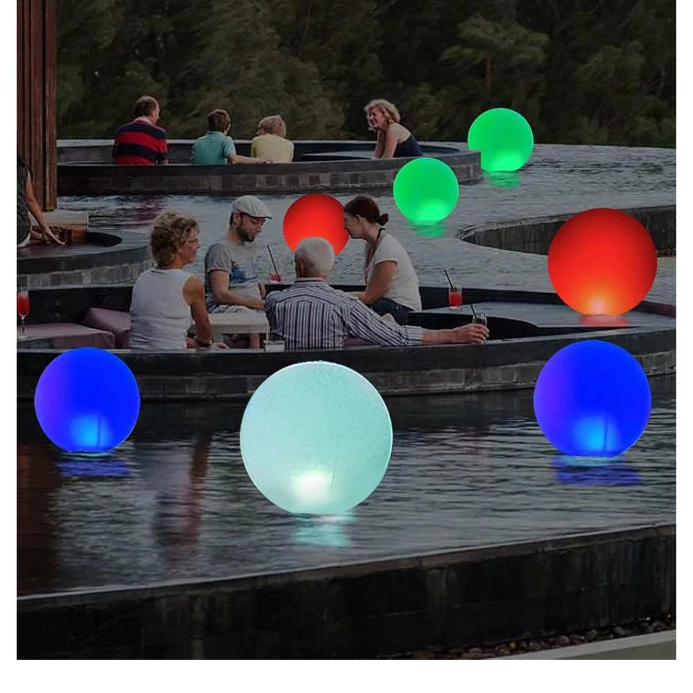 Pelota Flotante Luces LED