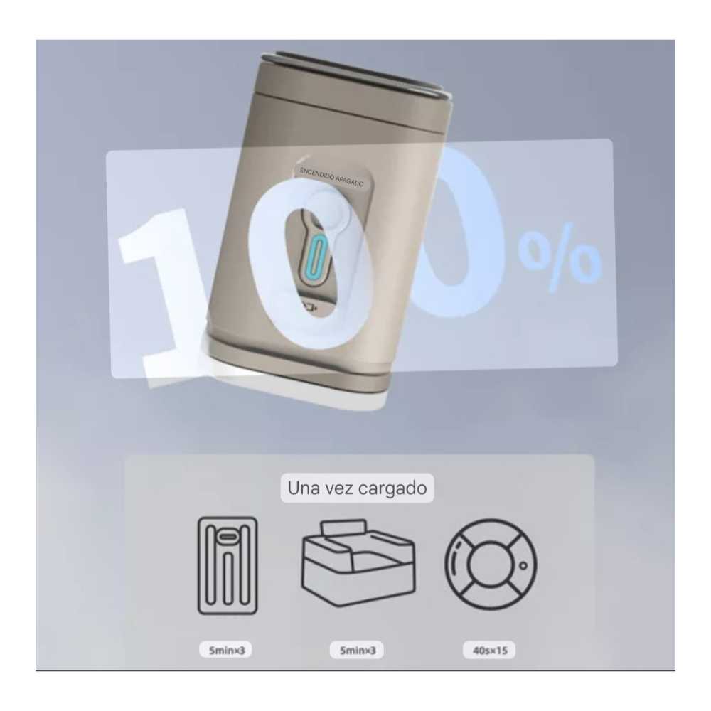 Inflador Eléctrico Multifuncional Recargable