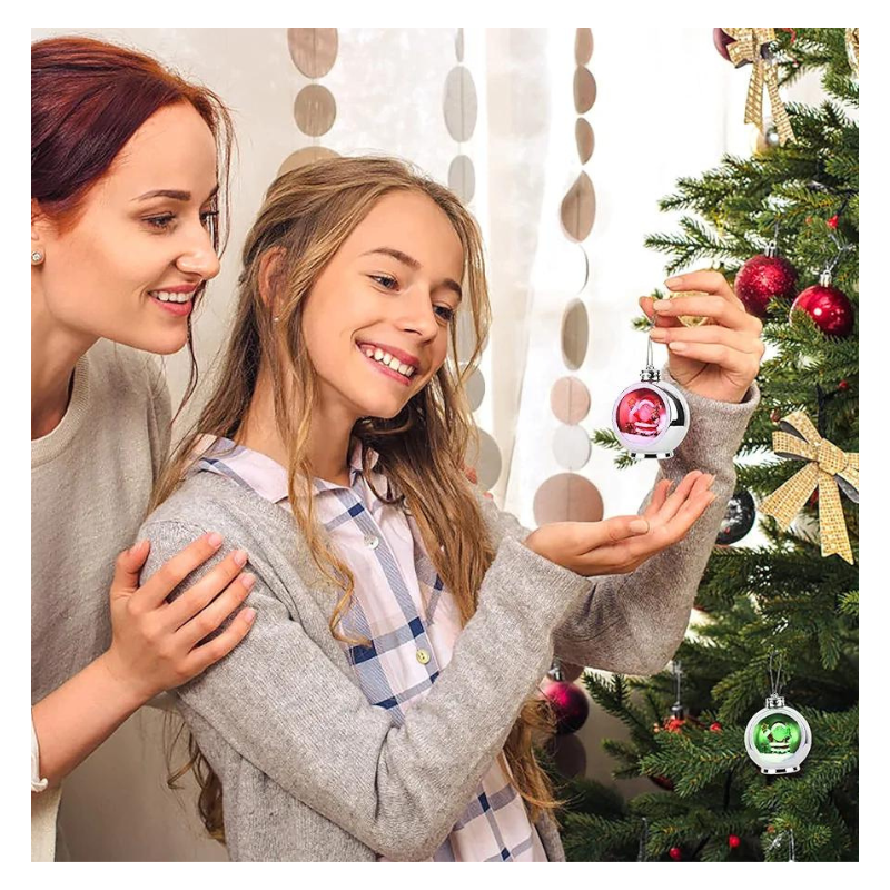Adorno Linterna Farolito de Mano Papa Noel