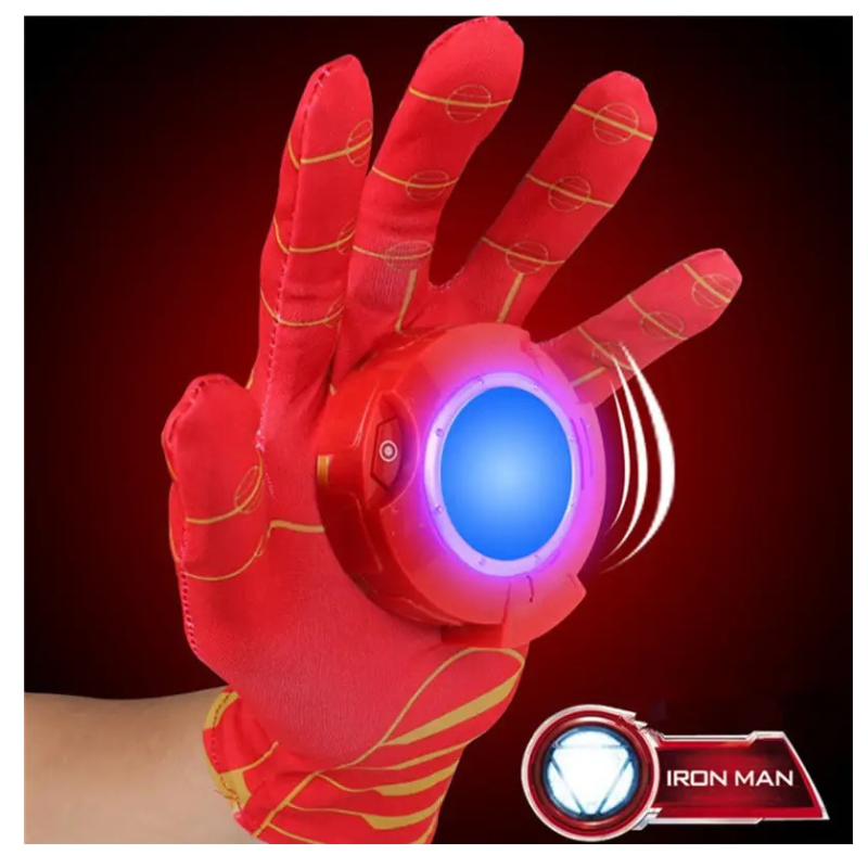 Pack Guantes Avengers Spider-Man Iron Man