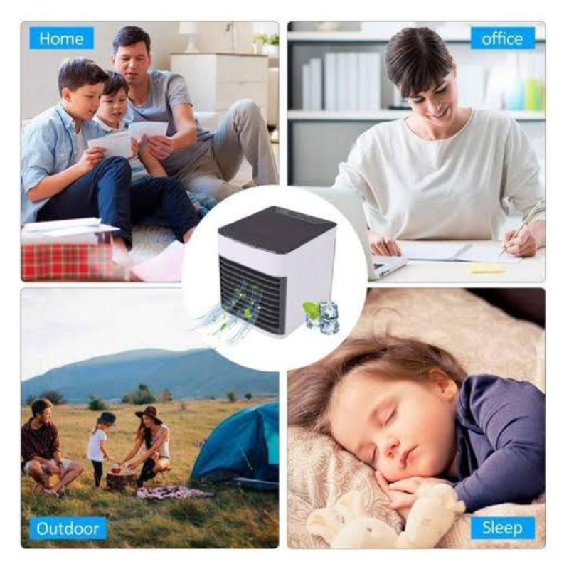 Mini Enfriador de Aire Portátil Usb Aire Acondicionado - Blanco