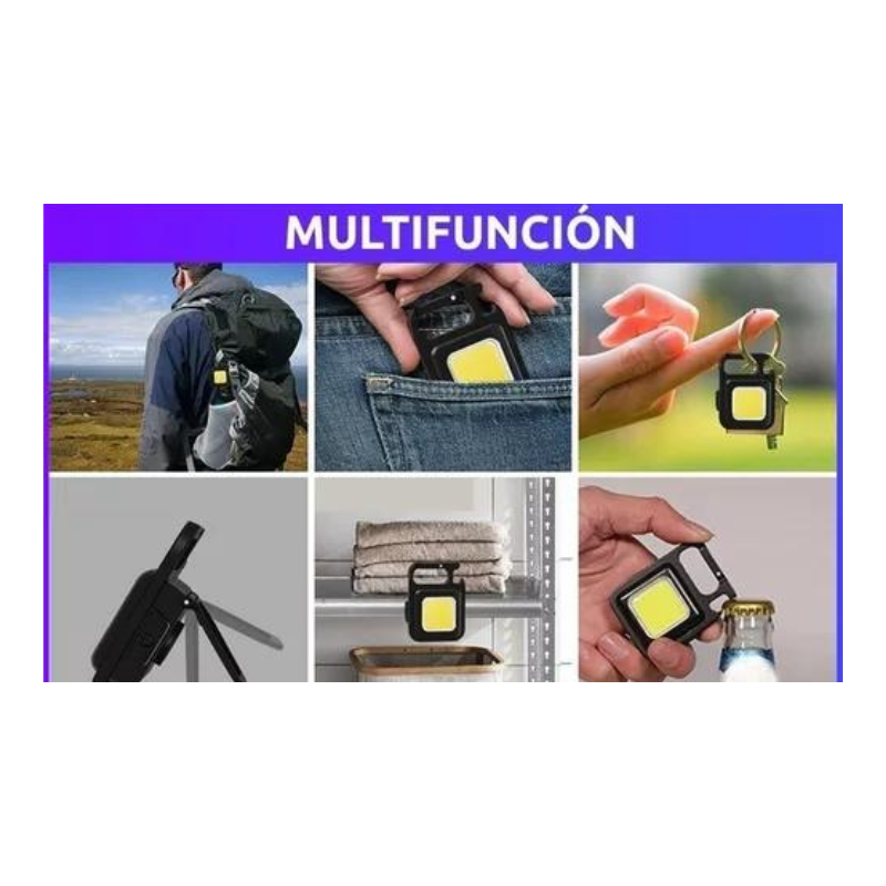 Linterna Led Multiusos USB Recargable